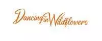 Dancing in Wildflowers logo in orange letters